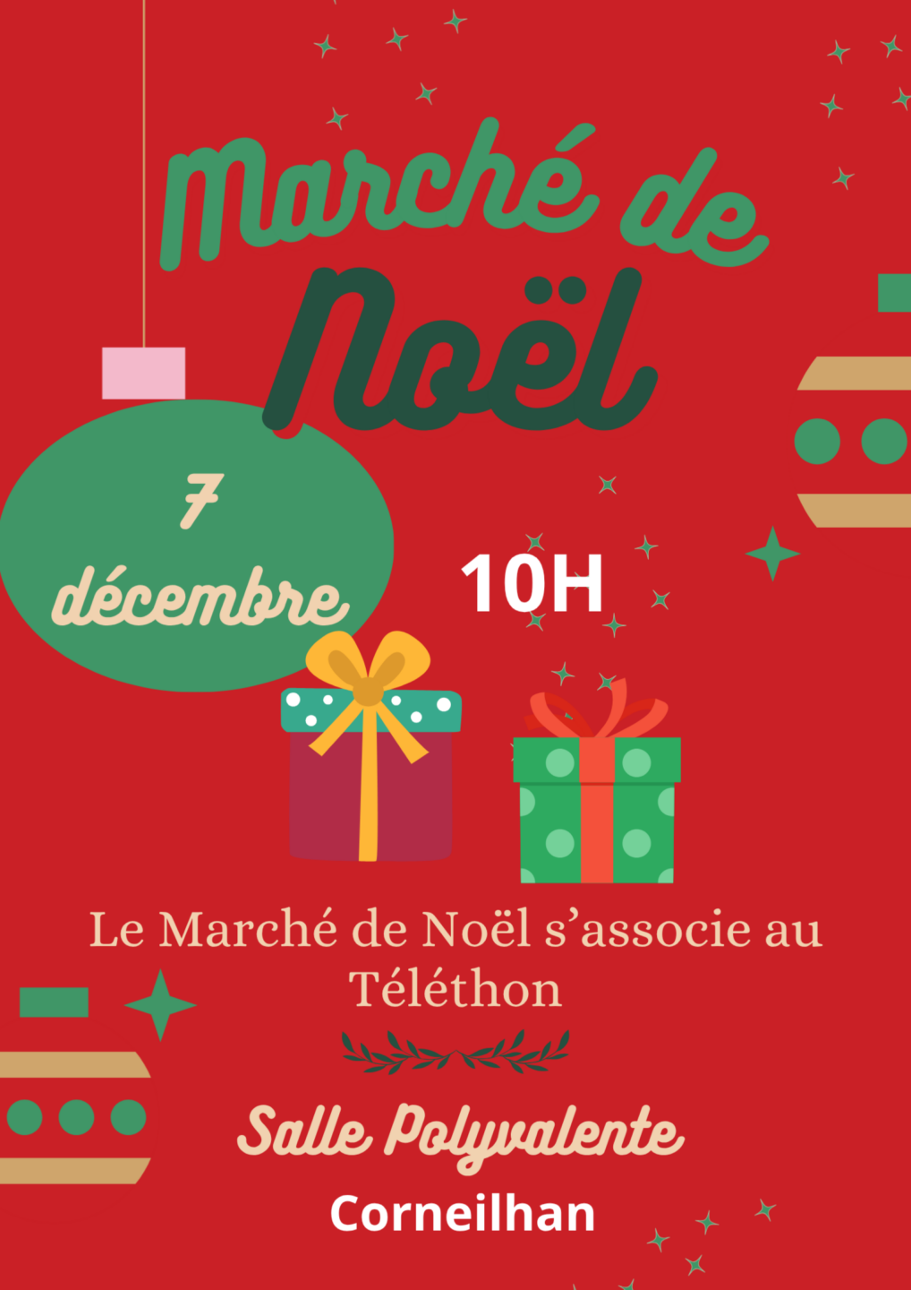 MARCHÉ DE NOËL ET TÉLÉTHON