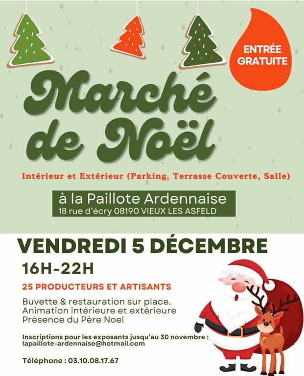 Marché de Noël La Paillote Ardennaise