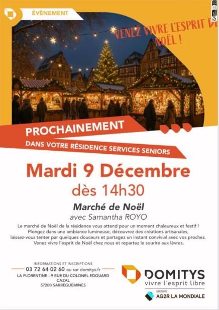 Marché de Noël 9 rue du Colonel Edouard Cazal Sarreguemines 2025-12-09 Marché de Noël