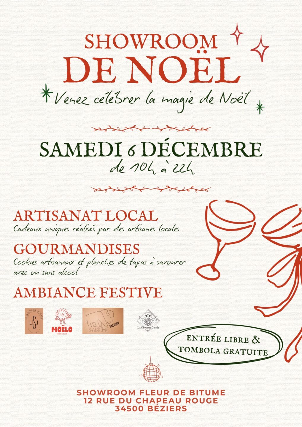 MARCHÉ DE NOËL- SHOWROOM FLEUR DE BITUME