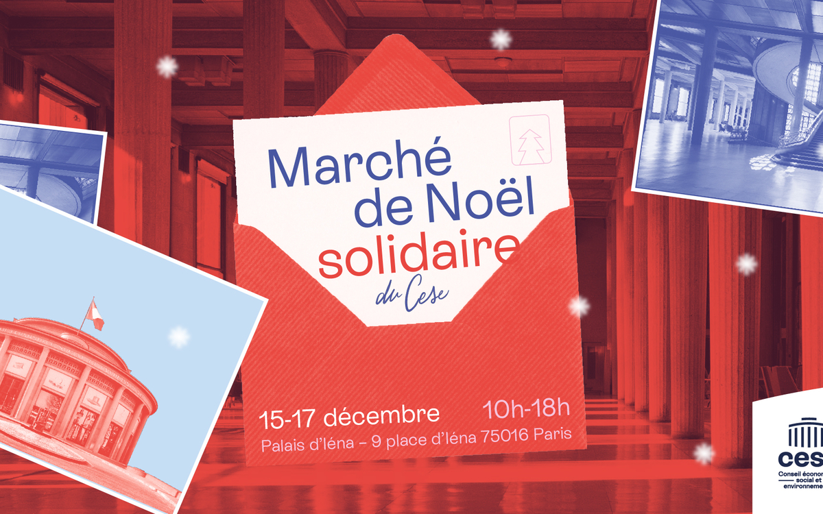 Marché de Noël solidaire du CESE Palais d'Iéna - Siège du Conseil économique
