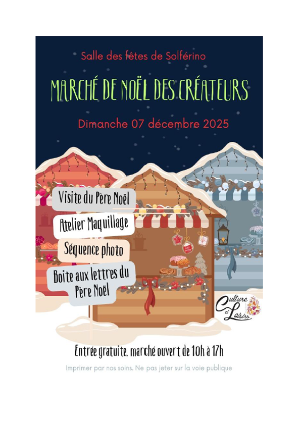 MARCHE des CREATEURS/de NOEL