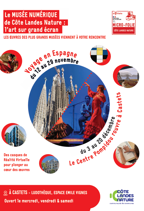 Micro-Folie Le centre Pompidou rouvre à Castets