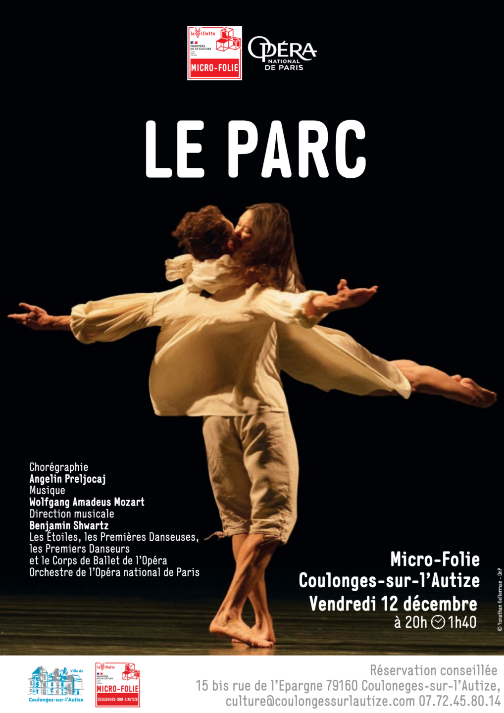 MICRO-FOLIE Soirée d'exception Ballet de L'Opéra de Paris Le Parc d'Angelin Preljocaj