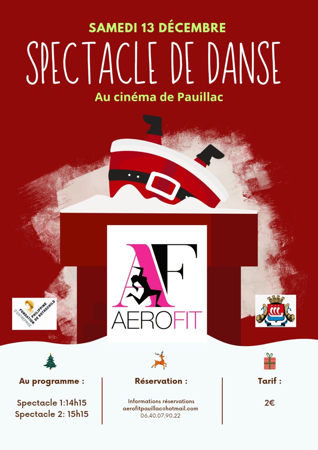 Mini spectacle de danse Noël d'Aérofit