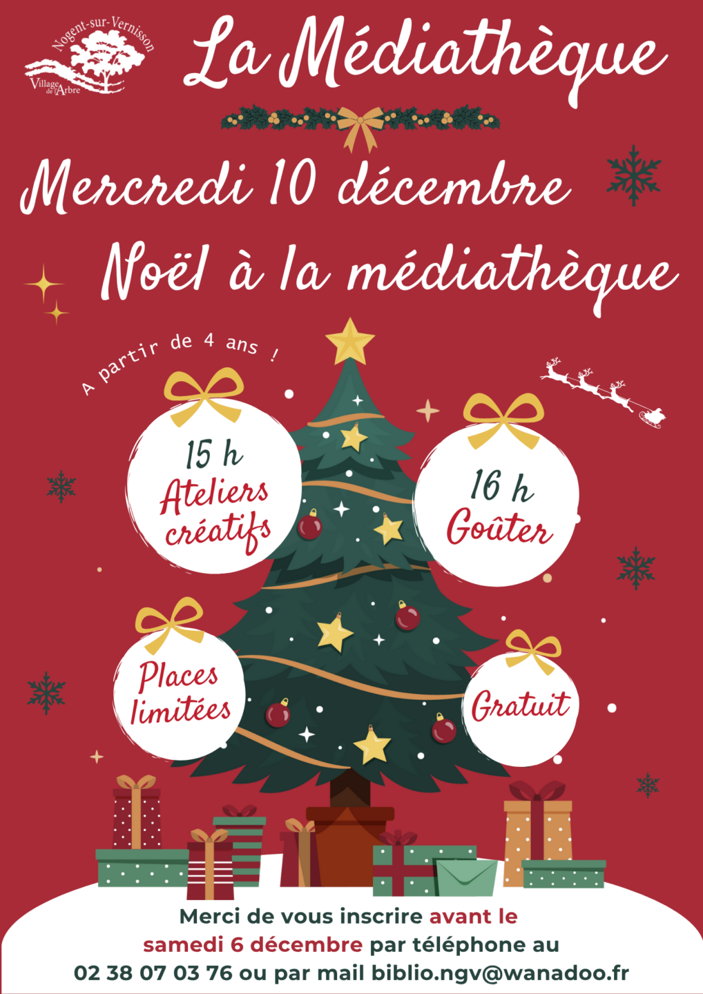 Noël à la médiathèque