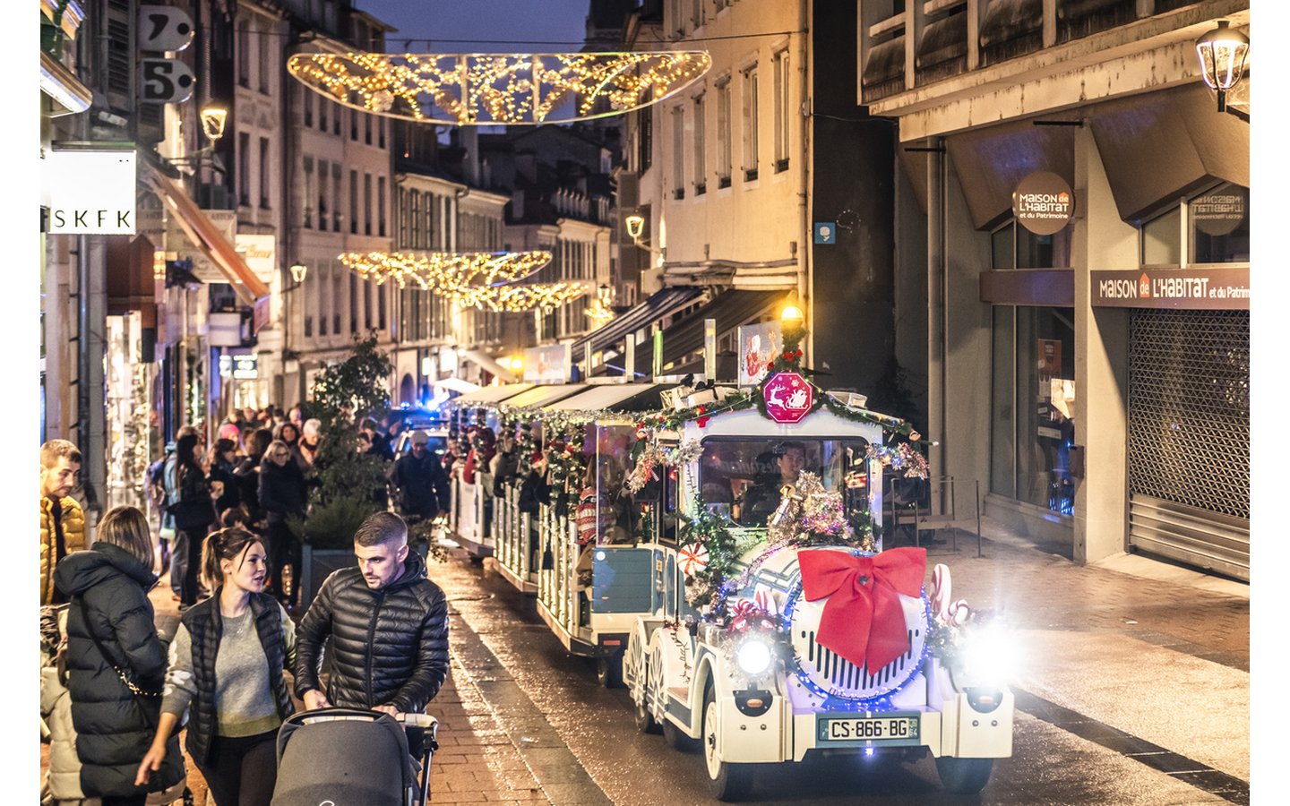 Noël à Pau Les Balades en petit train du père Noël