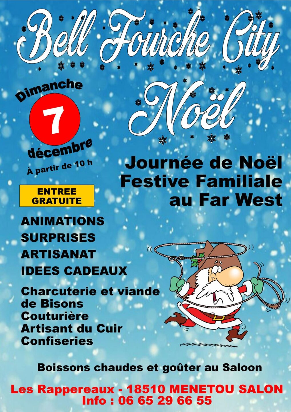 Noël au Far West à Bell Fourche City