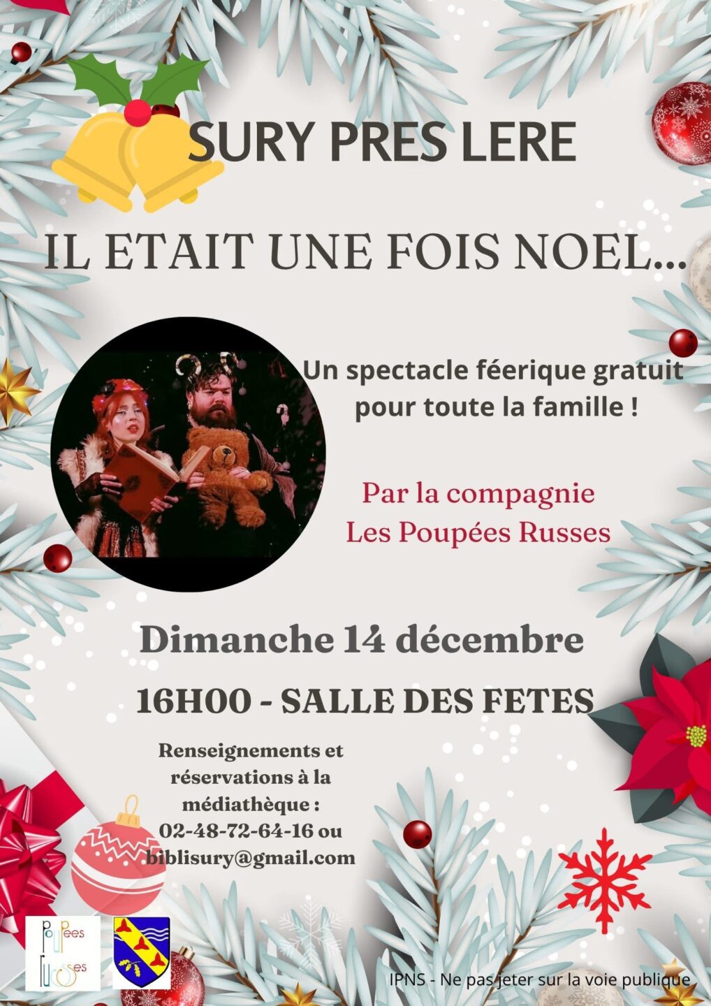 [Noël en Grand Sancerrois] Spectacle Il était une fois Noël
