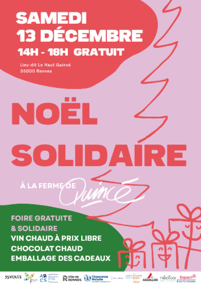 Noël solidaire Ferme de Quincé Rennes