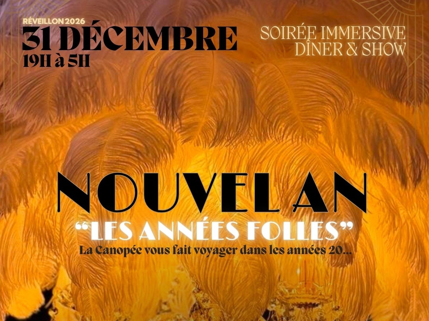 Nouvel an les années folles