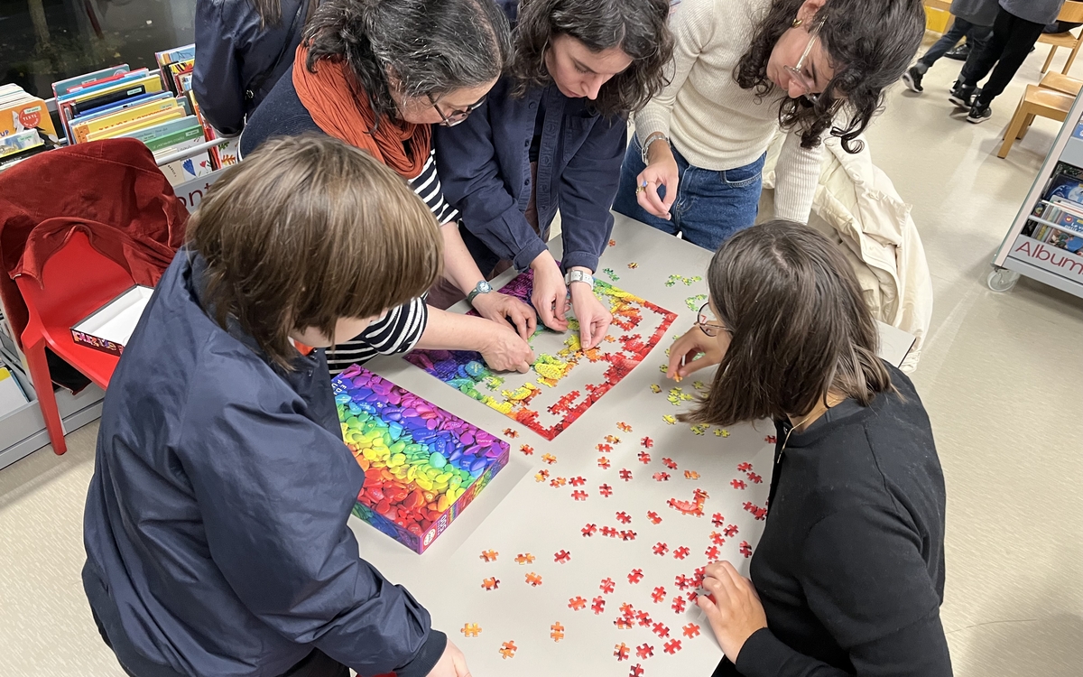 Nuits de la lecture : soirée jeux de société et puzzle au rez-de-chaussée ! Bibliothèque François Villon Paris