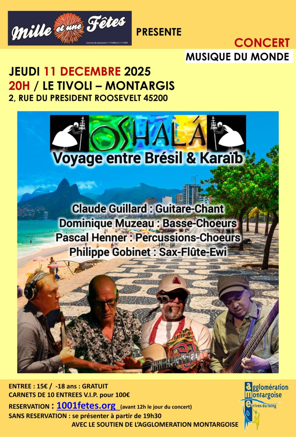 Oshala concert musique du monde