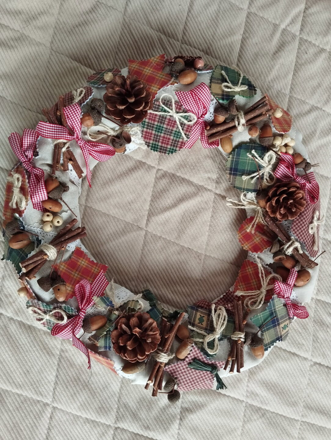 Petit bricolage Couronne de Noël
