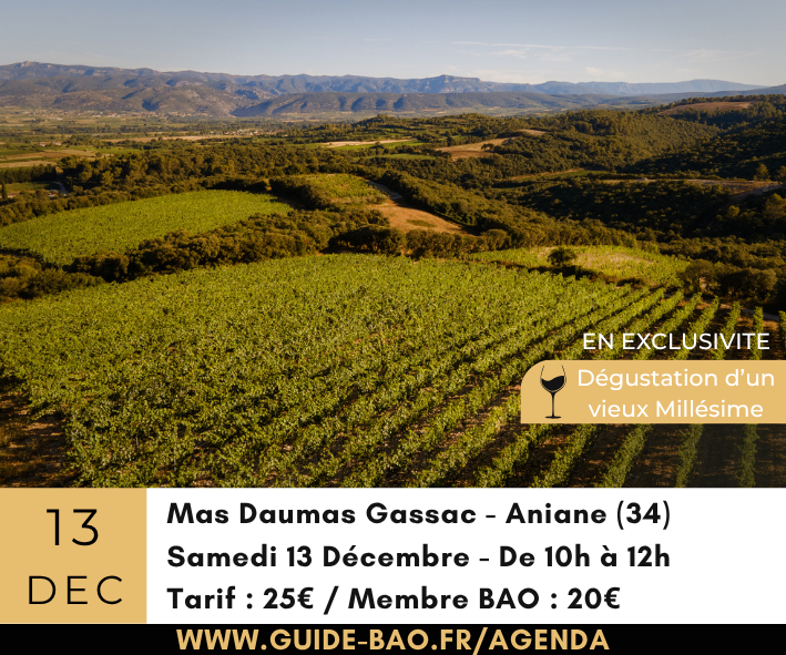 RDV GOURMAND D'EXCEPTION MAS DE DAUMAS GASSAC