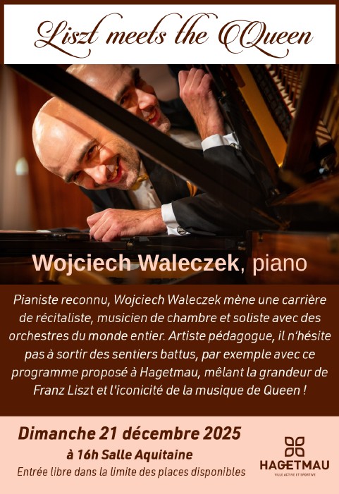 Récital de Piano par Wojciech Waleczek Liszt meets the Queen