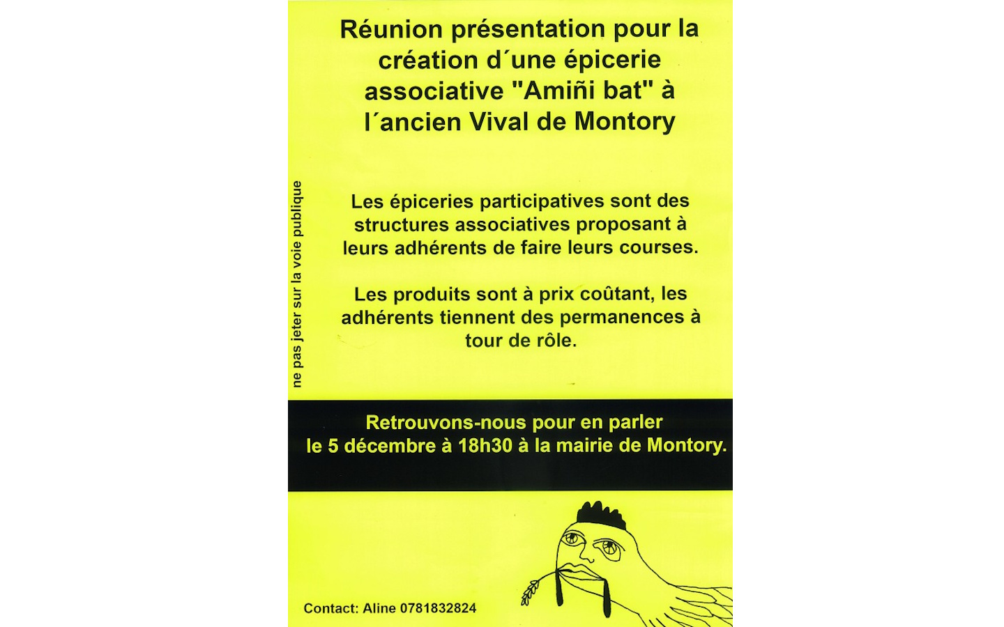 Réunion création d'une épicerie associative