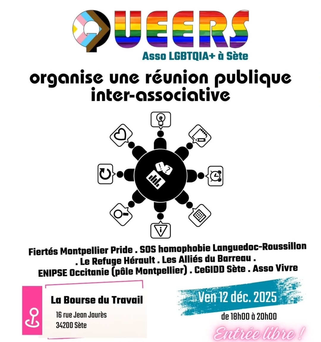 RÉUNION INTERASSOCIATIVE LGBTQIA+ BASSIN DE THAU