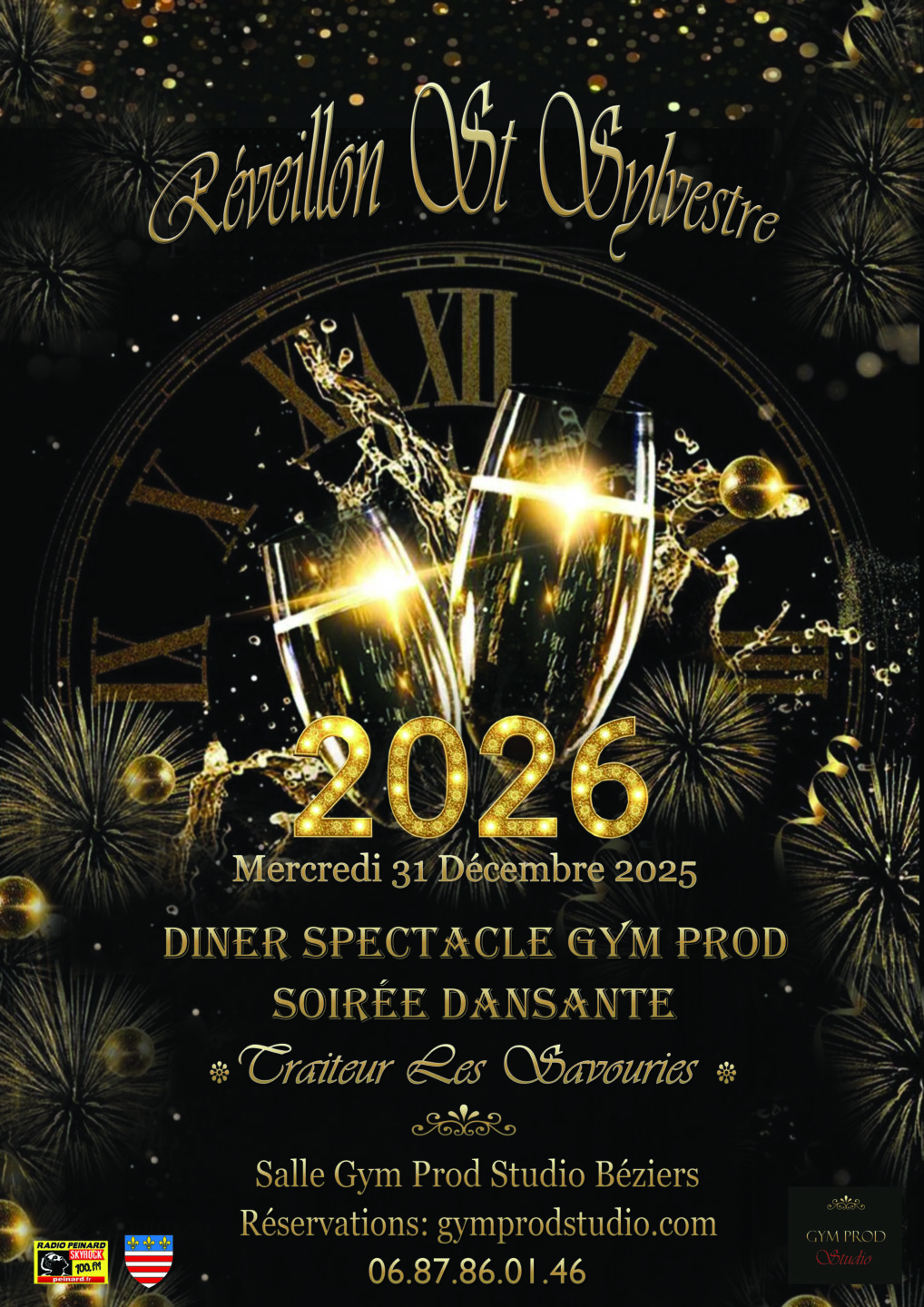 RÉVEILLON DE LA SAINT-SYLVESTRE AVEC GYM PROD