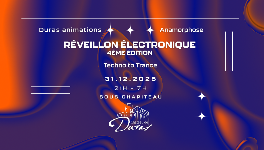 Réveillon électro dans le parc du château de Duras