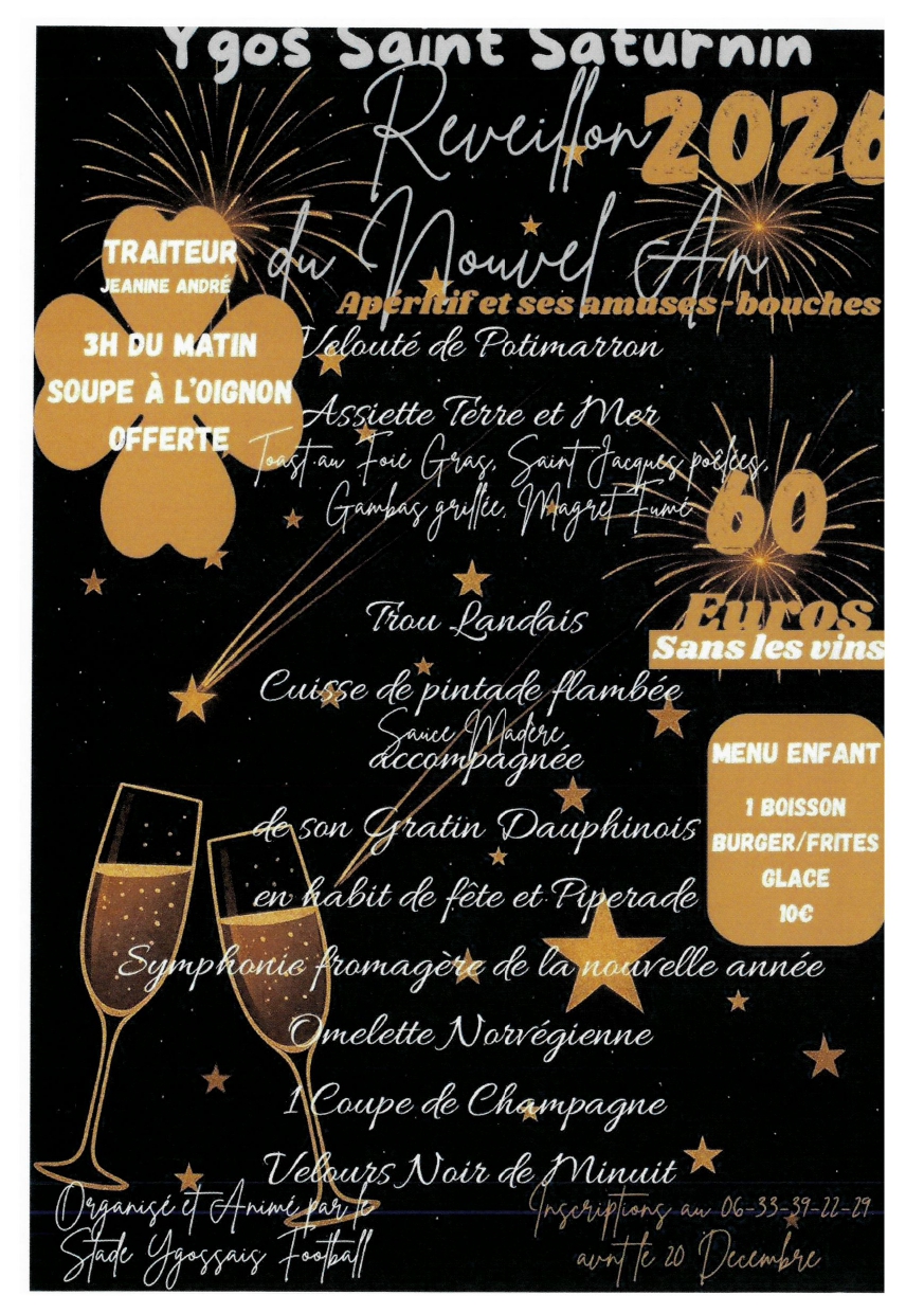Reveillon Ygos Saint Saturnin