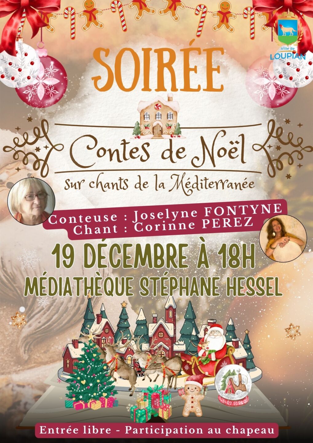 SOIRÉE CONTES DE NOËL SUR CHANTS DE LA MÉDITERRANÉE