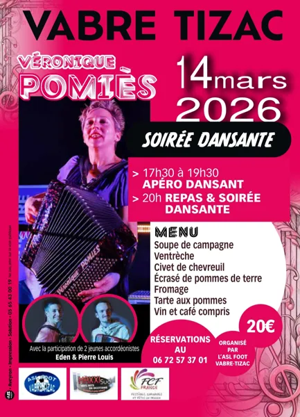 Soirée et repas dansant à Vabre-Tizac