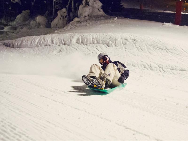 Soirée luge sur les pistes de La Bresse Hohneck