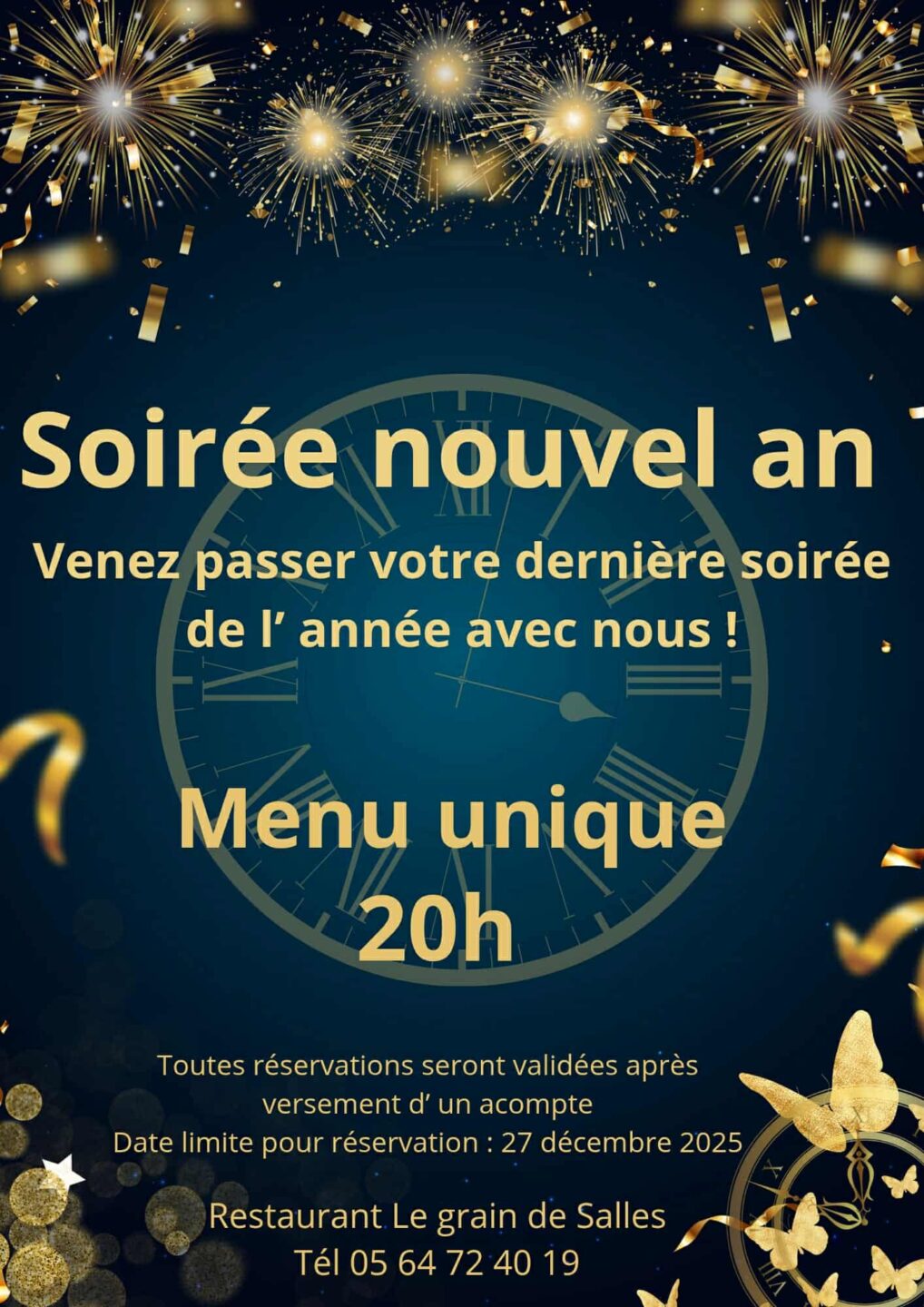 SOIRÉE NOUVEL AN