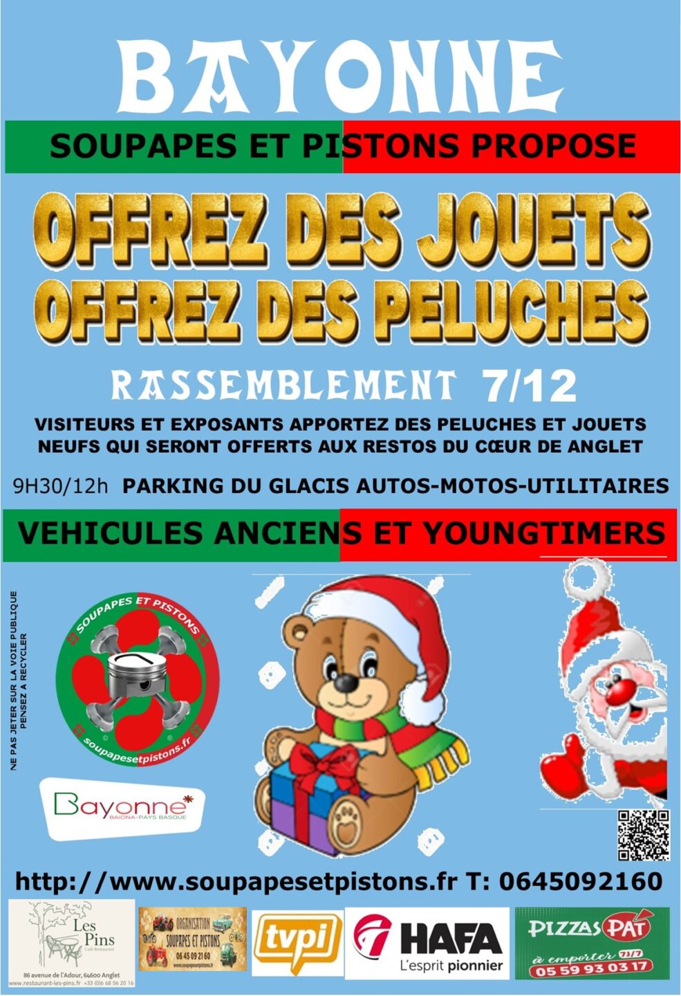 Soupapes et pistons rassemblement de véhicules anciens