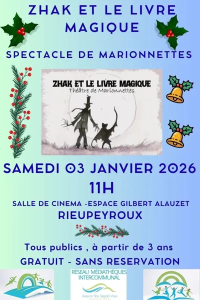 Spectacle de marionnettes “Zack et le livre magique”