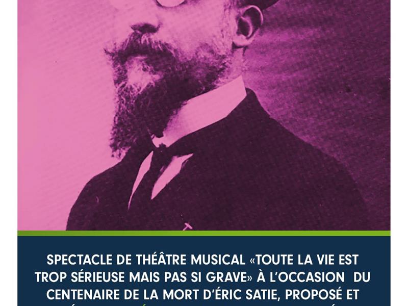 Spectacle de théâtre musical Toute la vie est trop sérieuse mais pas si grave