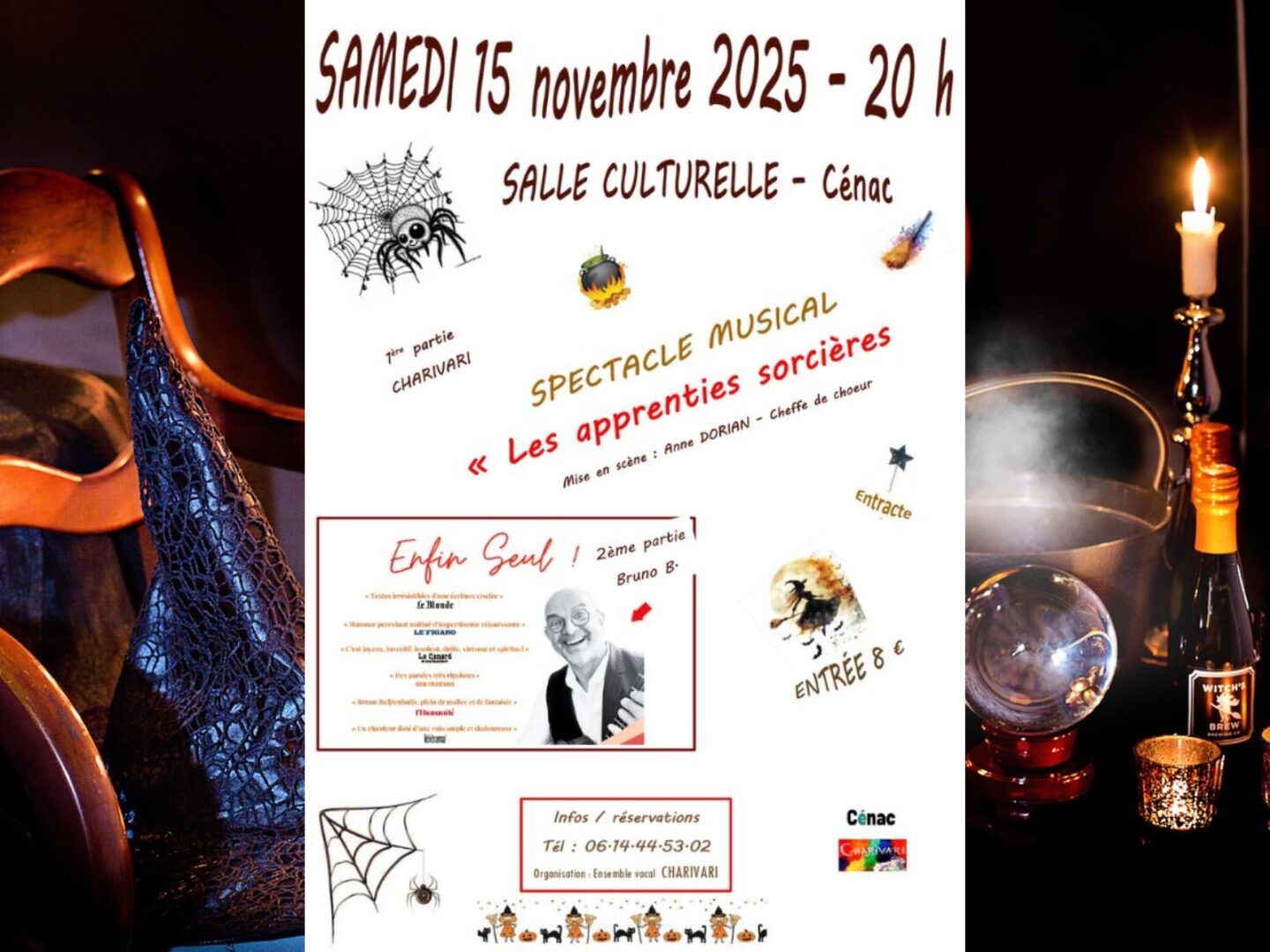 Spectacle musical les apprenties sorcières