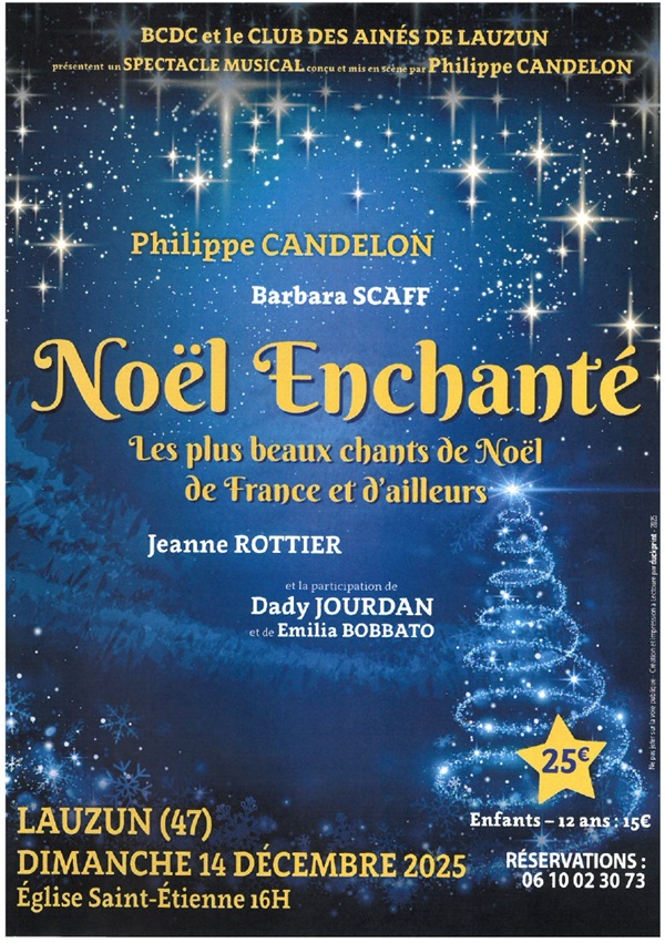 Spectacle musical Noël enchanté