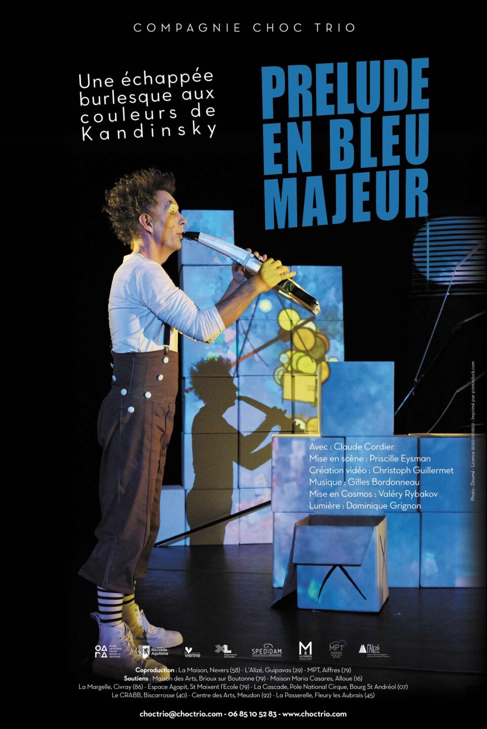 Spectacle Prélude en Bleu Majeur Choc Trio