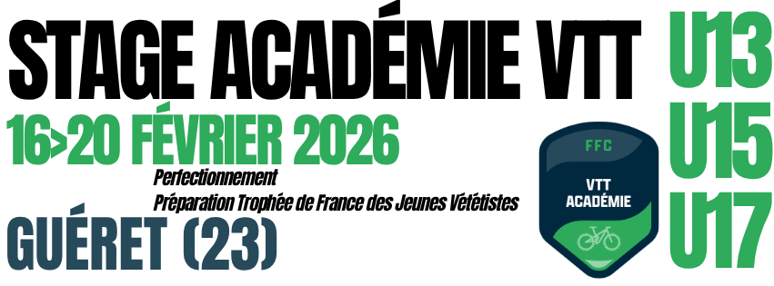 Stage Académie VTT prépartion TFJV 2026
