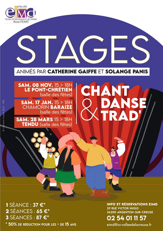 Stage chant et danse trad'