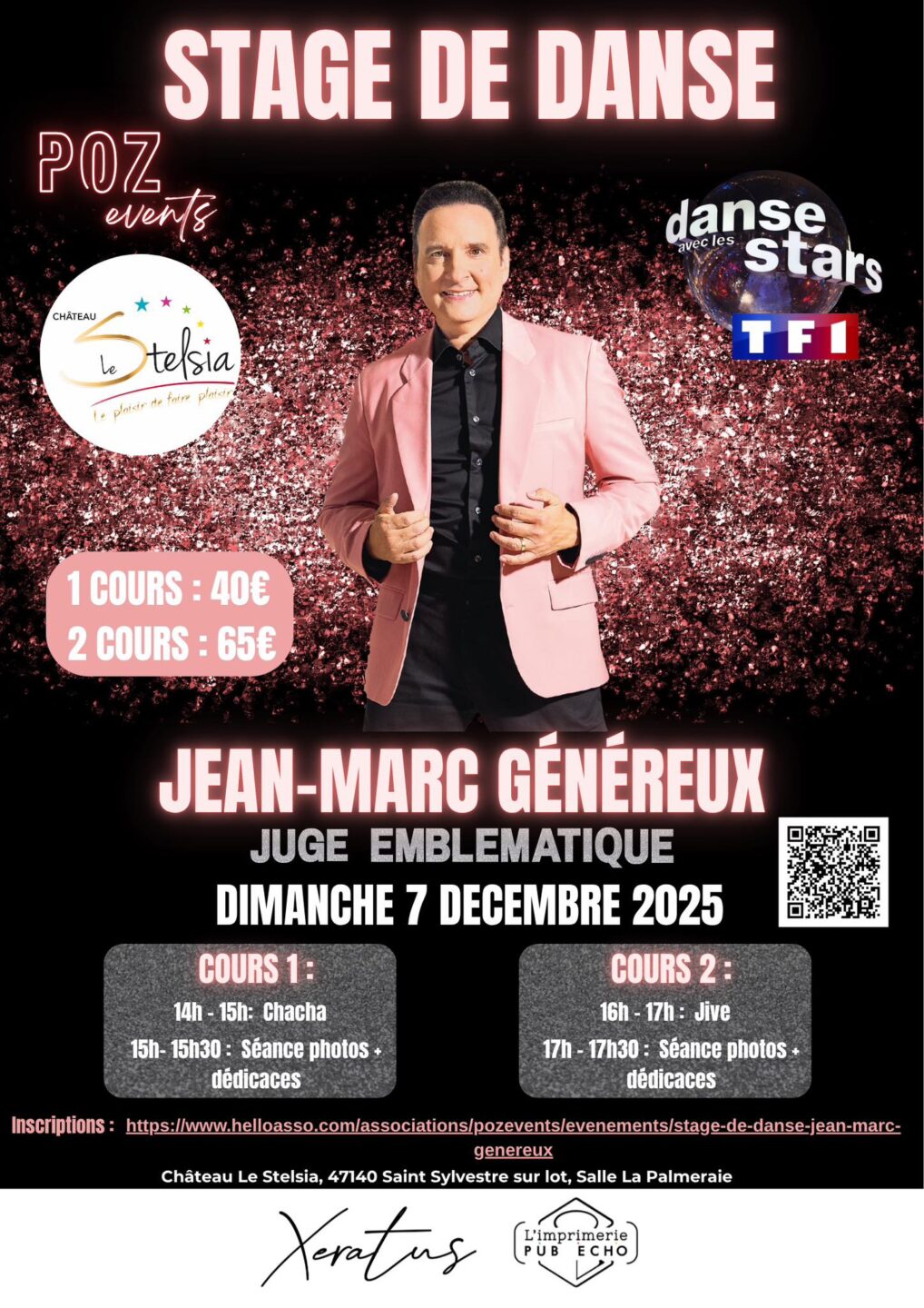 Stage de danse avec Jean-Marc Généreux