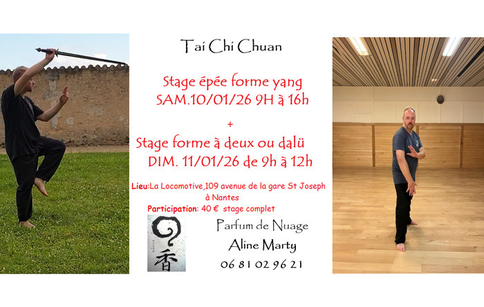 stage de taichichuan à l'épée et stage forme courte taichcichuan à deux( dalü) Locomotive (La) - Maison de Quartier Erdre-Batignolles