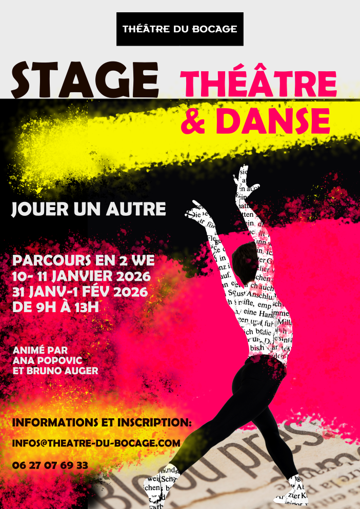 Stage de théâtre et danse pour adultes