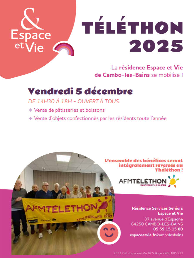 Téléthon à la résidence Espace & Vie