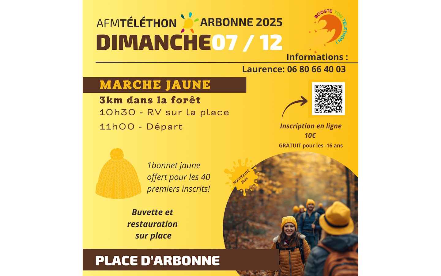 Téléthon Marche jaune