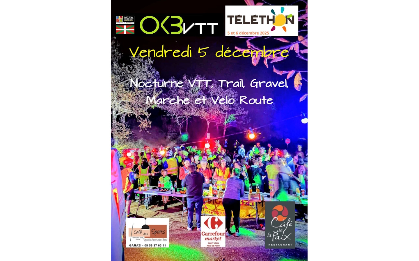 Téléthon nocturne VTT