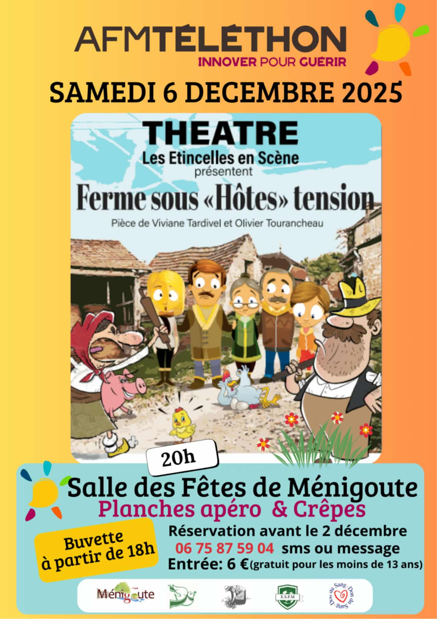 Téléthon Pièce de Théâtre à Ménigoute