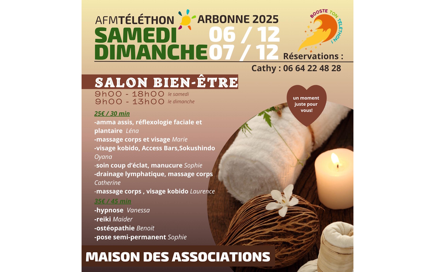 Téléthon Salon bien-être