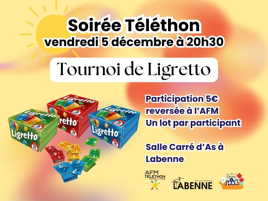 Téléthon Tournoi de Ligretto