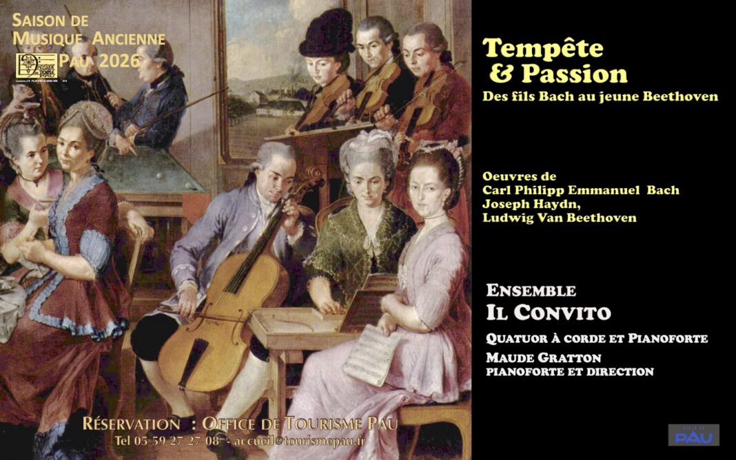 “Tempête & Passion Des fils Bach au jeune Beethoven Temple, Pau