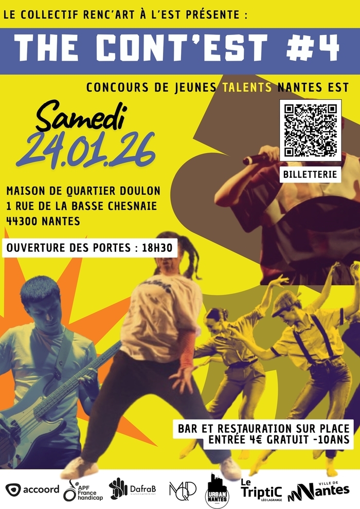 The Cont'est # 4 - concours jeunes talents Nantes Est Maison de quartier de Doulon
