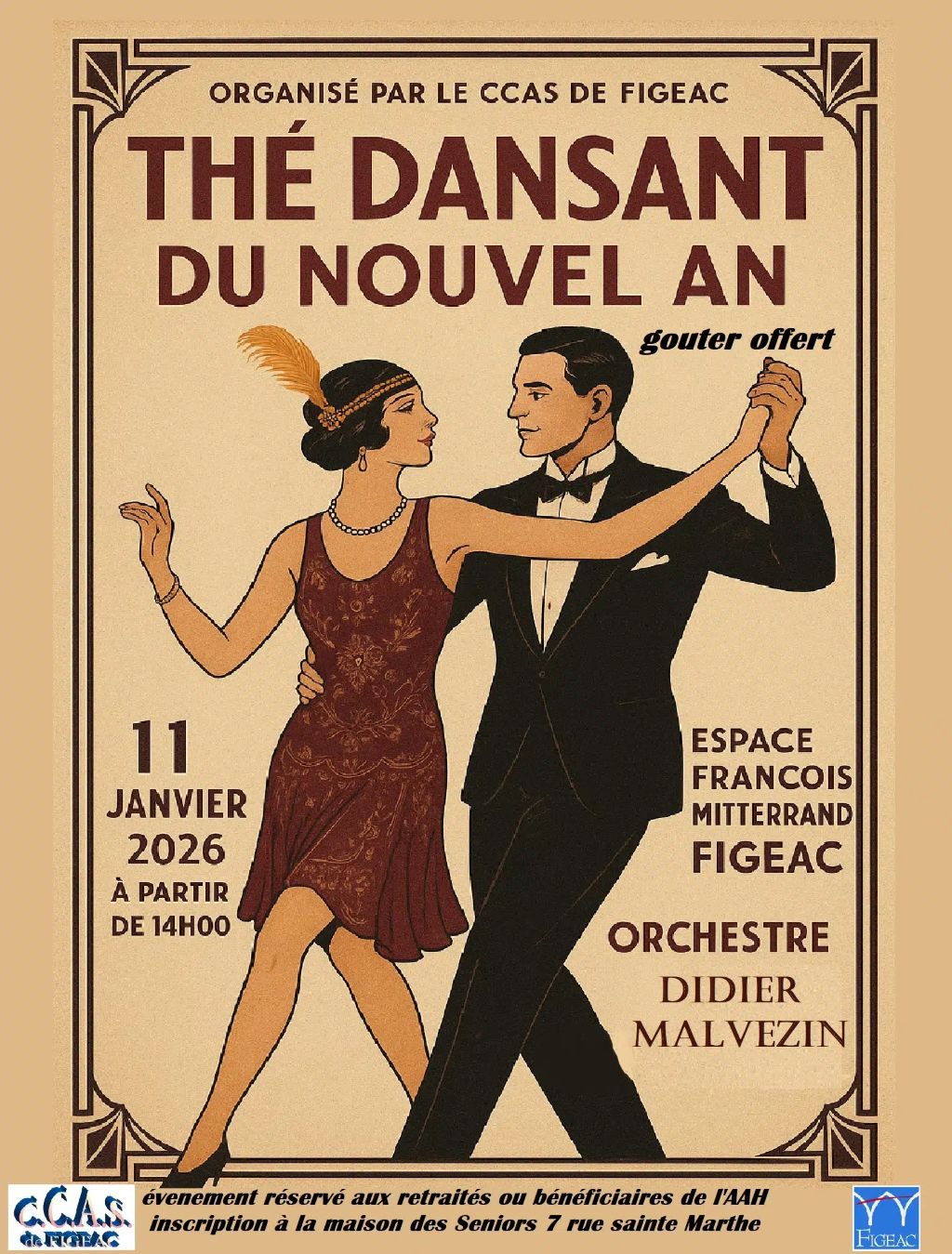 Thé dansant du CCAS à Figeac