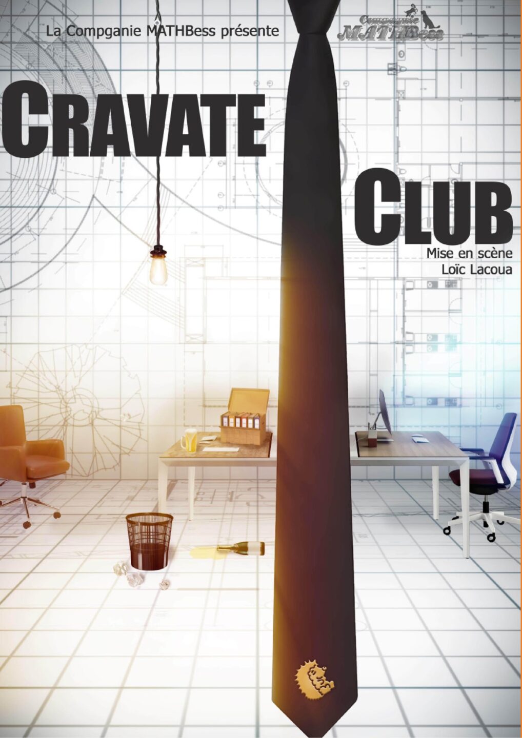 Théâtre Cravate club par la compagnie MATHBess.